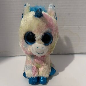 Ty Beanie Boos BLITZ the Unicorn Plush 7”